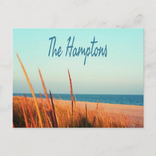 Carte Postale Hamptons Beach Long Island New York (Devant)