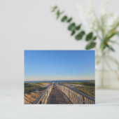 Carte Postale Hamptons Beach Sand Ocean Boardwalk (Debout devant)