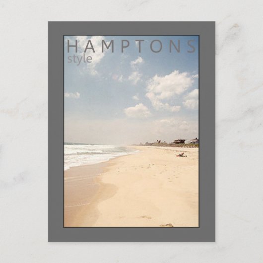 Carte postale Hamptons Style Beach (Devant)