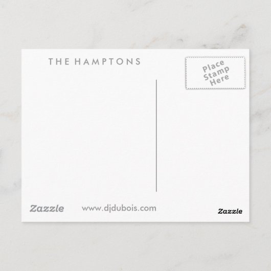 Carte postale Hamptons 'Windmill 2' (Dos)