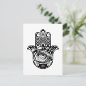 Carte Postale Hamsa Hand Zendoodle (Debout devant)