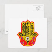Carte Postale Hamsa - Magic Hamsa (Devant / Derrière)