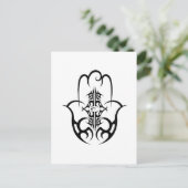 Carte Postale HAMSA - noir et blanc (Debout devant)