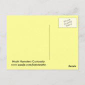 Carte postale Hamster (Dos)