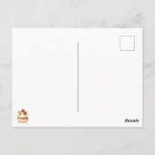 Carte Postale Hamster Cream Puff - Léger et Fluffy (Dos)