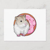 Carte Postale Hamster Donut (Devant)