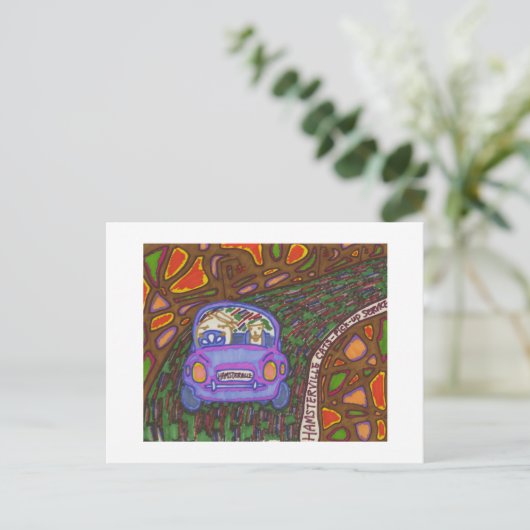 Carte Postale hamster series-hamsterville service de ramassage d (Debout devant)