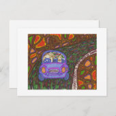 Carte Postale hamster series-hamsterville service de ramassage d (Devant / Derrière)