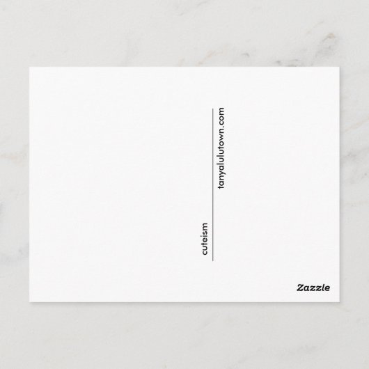 Carte Postale hamster series-hamsterville service de ramassage d (Dos)