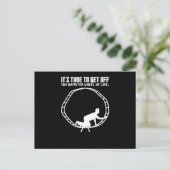Carte Postale Hamster Wheel Business Self Employment Hamsters (Debout devant)