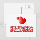 Carte Postale Hamsters (Devant / Derrière)