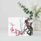 Carte Postale Hanami | Fleur de Sakura (Debout devant)