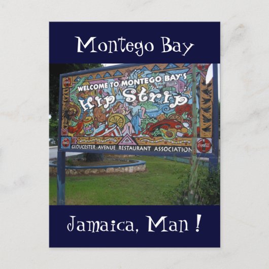 Carte Postale hanche de jamaïque (Devant)