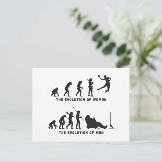 Carte Postale Handball (Debout devant)