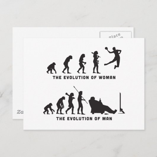 Carte Postale Handball (Devant / Derrière)