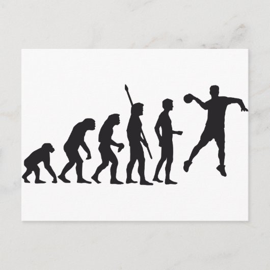 Carte Postale handball (Devant)