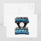 Carte Postale Handball (Devant / Derrière)