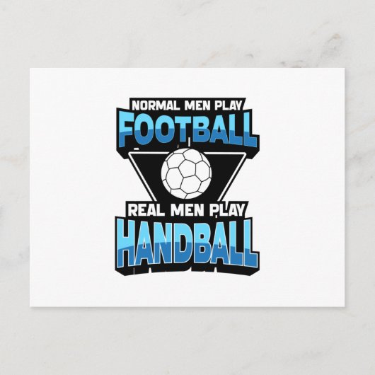 Carte Postale Handball (Devant)