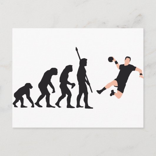Carte Postale handball d'évolution (Devant)