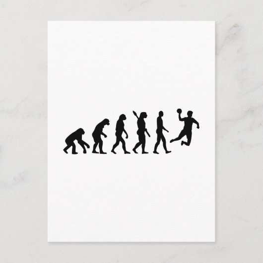 Carte Postale Handball Évolution (Devant)