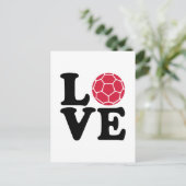 Carte Postale Handball Love (Debout devant)