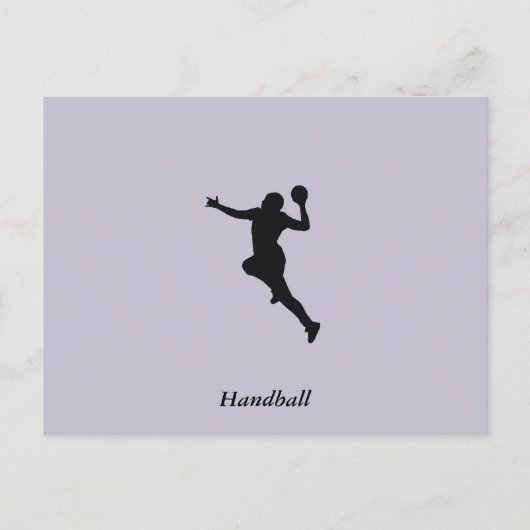 Carte Postale Handball Player (Devant)