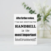 Carte Postale Handbell Instrument le plus important (Debout devant)