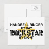 Carte Postale Handbell Rock Star par Night (Devant / Derrière)
