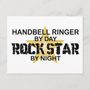 Carte Postale Handbell Rock Star par Night