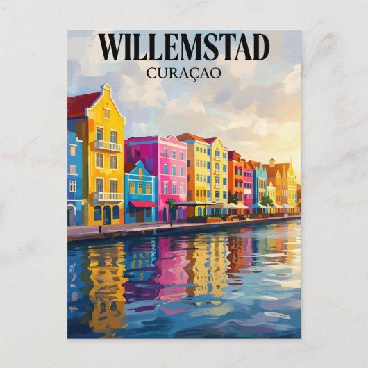 Carte Postale Handelskade Curaçao (Devant)