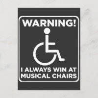 Handicap Sarcastique fauteuil roulant Chaise music