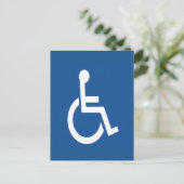 Carte Postale Handicapé (Debout devant)