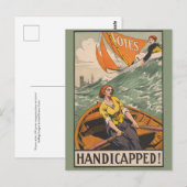 Carte Postale Handicapés ! Poster du Suffrage (Devant / Derrière)