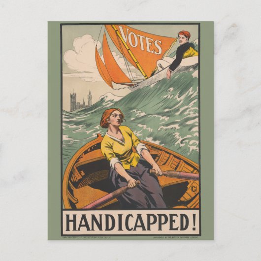 Carte Postale Handicapés ! Poster du Suffrage (Devant)