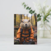 Carte Postale Handsome Capybara (Debout devant)