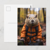 Carte Postale Handsome Capybara (Devant / Derrière)