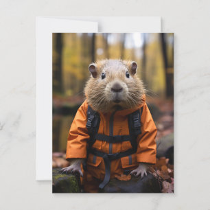 Carte Postale Handsome Capybara