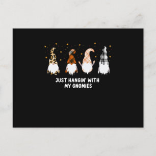 Carte Postale Hangin avec mes Gnomies, noël, halloween