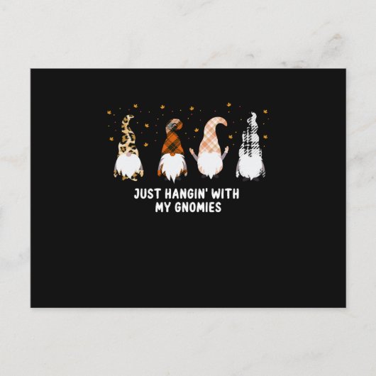 Carte Postale Hangin avec mes Gnomies, noël, halloween (Devant)