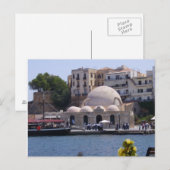 Carte Postale Hania, port intérieur de Crète (Devant / Derrière)