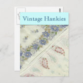 Carte postale Hankies vintages (Devant / Derrière)