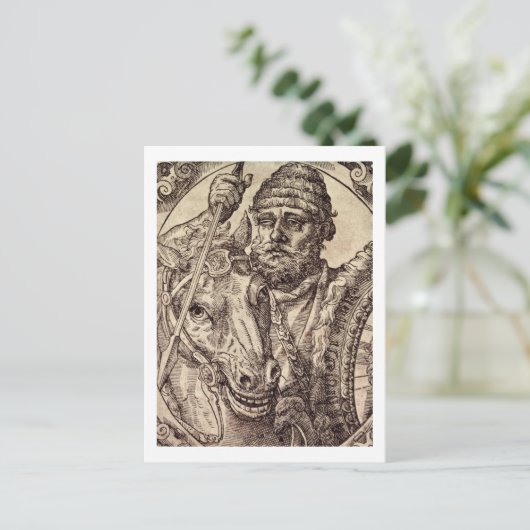 Carte Postale Hannibal (247-c.183 av. J.-C) (gravure) (Debout devant)