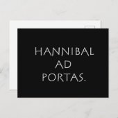 Carte Postale Hannibal aux portes (Devant / Derrière)