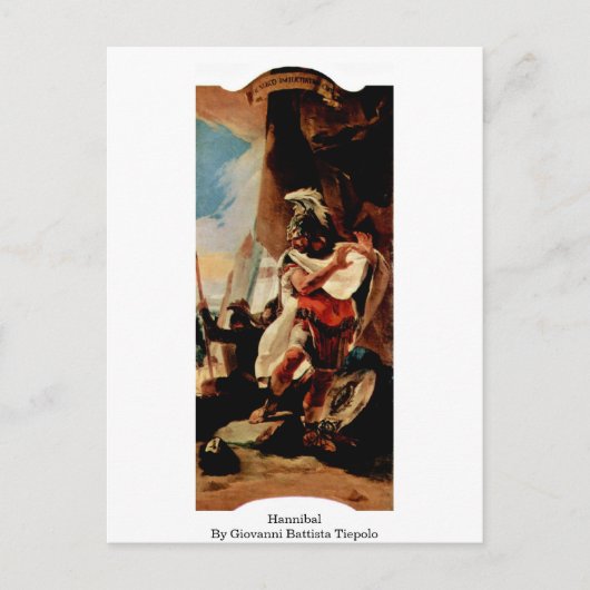Carte Postale Hannibal De Giovanni Battista Tiepolo (Devant)