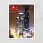 Carte Postale Hanoi - Tour Landmark de nuit - Vietnam - (Devant)