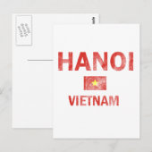 Carte Postale Hanoï Vietnam Designs (Devant / Derrière)