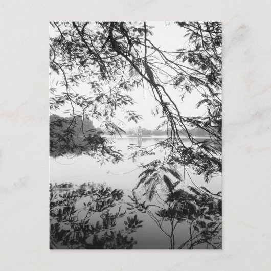 Carte Postale Hanoi Vietnam, Hoan Kiem Lake View (Devant)