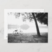 Carte Postale Hanoi Vietnam, Vélo & Baie Lac Lénine Mau Parc (Devant / Derrière)