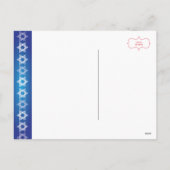 Carte postale Hanoukka (Dos)