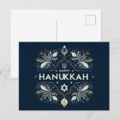 Carte Postale Hanoukka (Devant / Derrière)